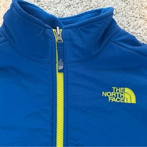 The North Face Blue full zip Jacket. Size L 14-16